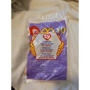 Vintage 1993 1999 McDonalds Ty ERROR Stretchy Teenie Beanie Babies # 10 NIP